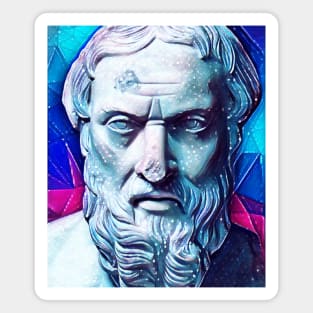 Herodotus Snowy Portrait | Herodotus Artwork 13 Magnet